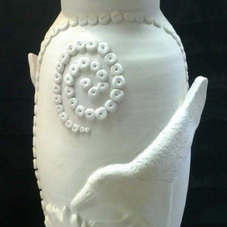 pottery Baronie ginger jar 3D