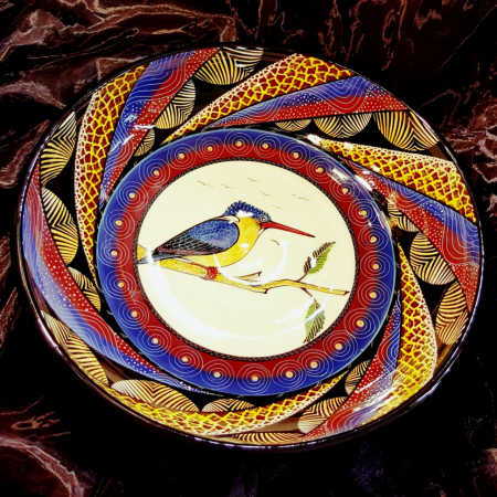 pottery KF salad bowl