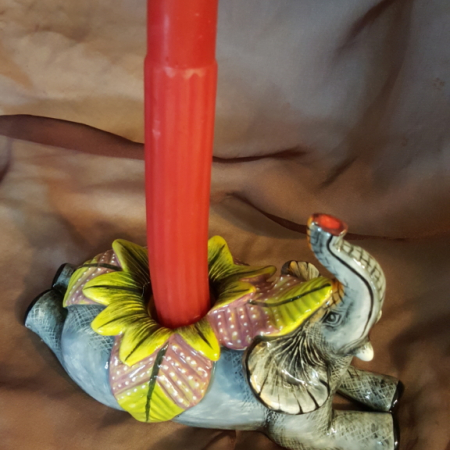 pottery candle stick eli
