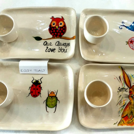 pottery eggy plate 1