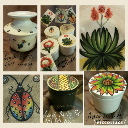 pottery french butter crocks