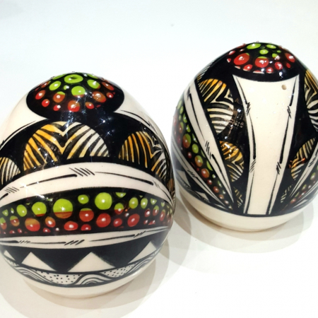 pottery salt&pepper ethnic